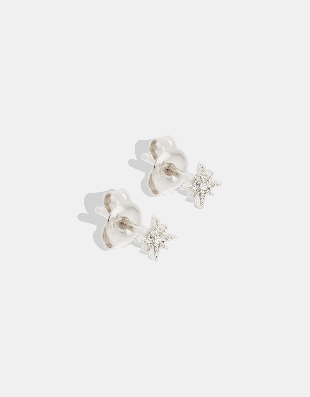 By Charlotte - Sterling Silver Starlight Earrings