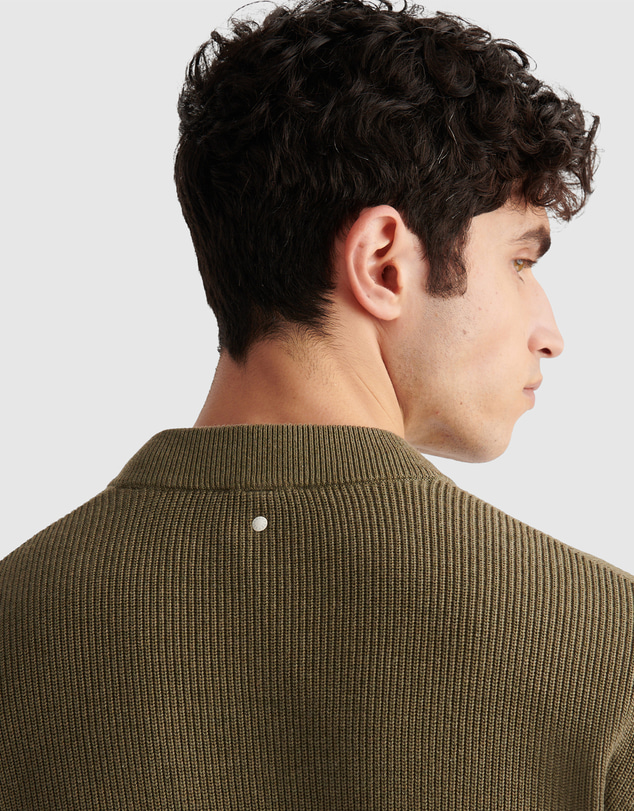 Peckham Rye  - Peckham Rye Knitted Bomber Zip Up