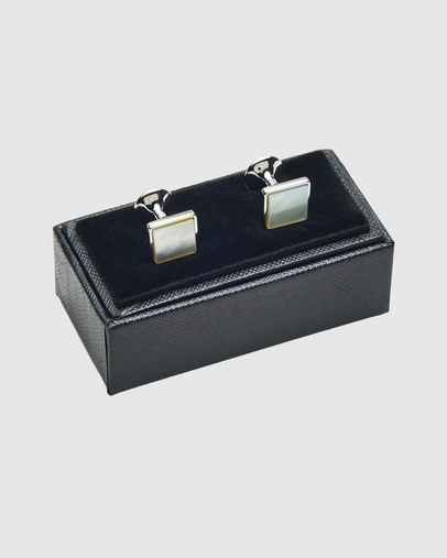 Politix - Mason Mother Of Pearl Cufflinks