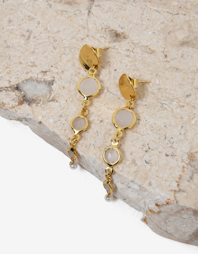 Forcast - Pearl Mirage Drop Earrings