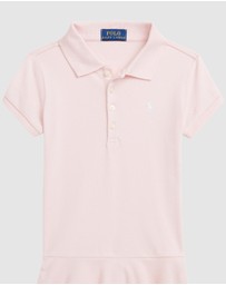 Polo Ralph Lauren - Stretch Mesh Polo Dress - ICONIC EXCLUSIVE - Babies-Kids