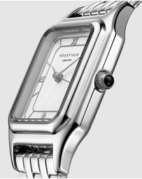 Rosefield - Ivy White Silver-Tone Bracelet Watch