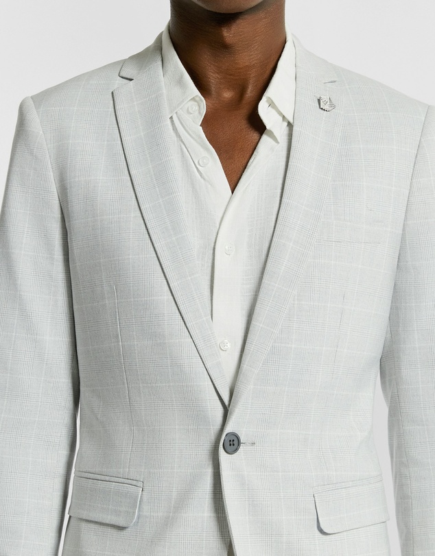 yd. - Terrazzo Check Stretch Blazer