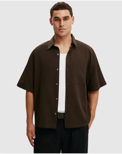 Cotton On - Boxy Fit Short Sleeve Shirt
