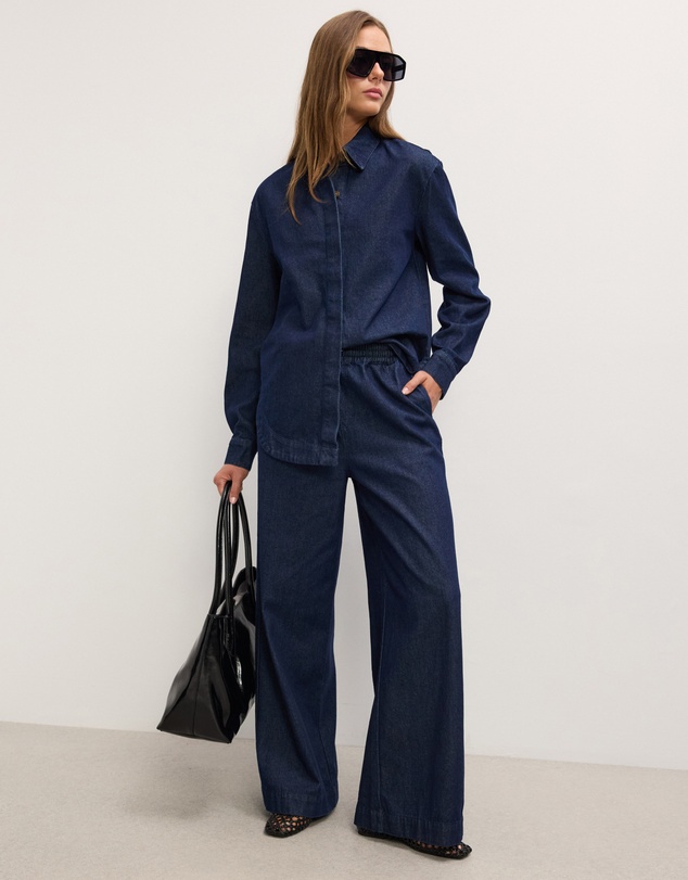 The Fated - Twila Relaxed Chambray Pants