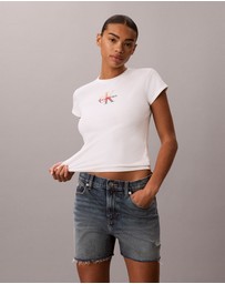 Calvin Klein Jeans - Pride Monologo Baby Tee