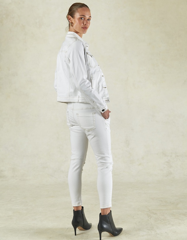 DRICOPER DENIM - Dita Ivory Denim Jacket