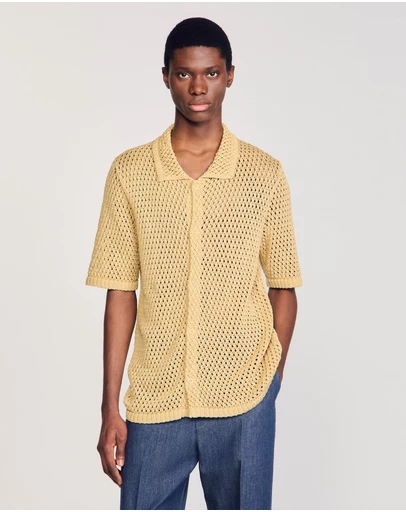 Sandro - Crochet Mc Shirt