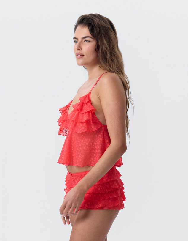 Bras N Things - Priscilla Cami - Light Red