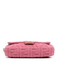 Pre-Loved by Azura Reborn - Pre-Loved Zucca Embossed Terry Cloth Baguette Satchel