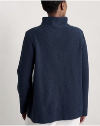 Seasalt - Seasalt Cornwall Navy Last Boat Sweatshirt