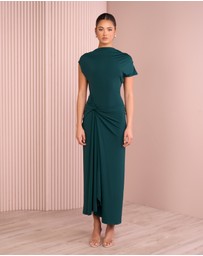 Azzurielle - Reynolds Boat Neck Maxi Dress