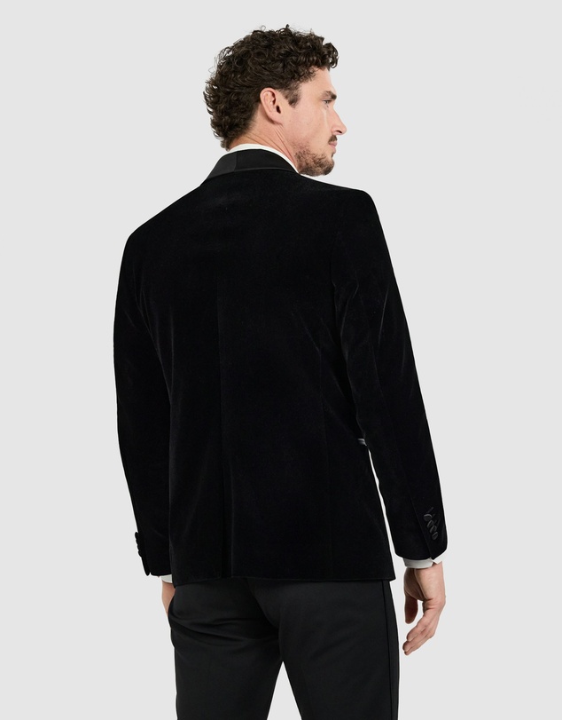 Tarocash - Obsidian Velvet Tuxedo Jacket