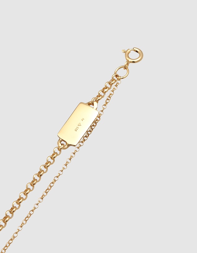 Kuzzoi - ICONIC EXCLUSIVE - Compass Pendant Necklace in Gold-Plated 925 Sterling Silver