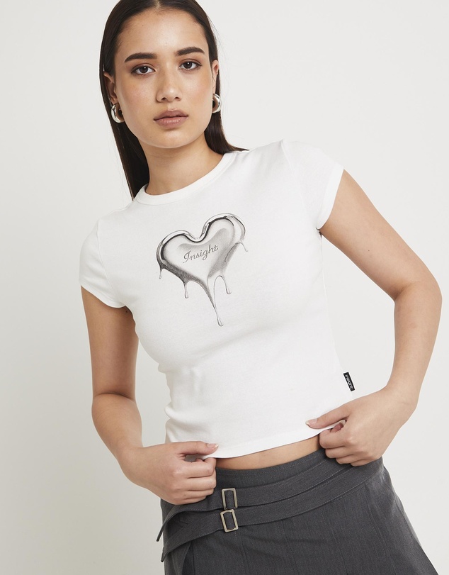 Insight - Dripping Heart Baby Tee