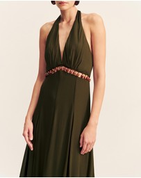Shona Joy - Juno Plunged Cut Out Maxi Dress