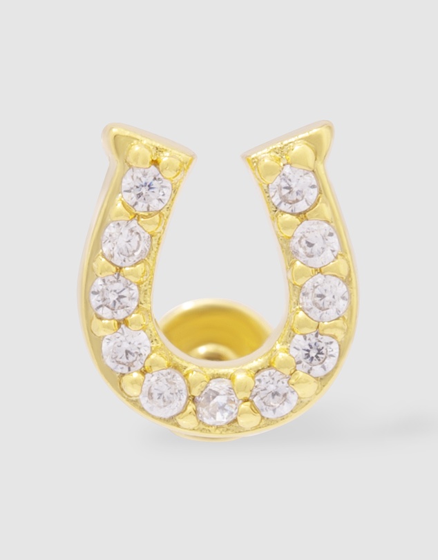 Wanderlust + Co - Lucky Flat Back Earring