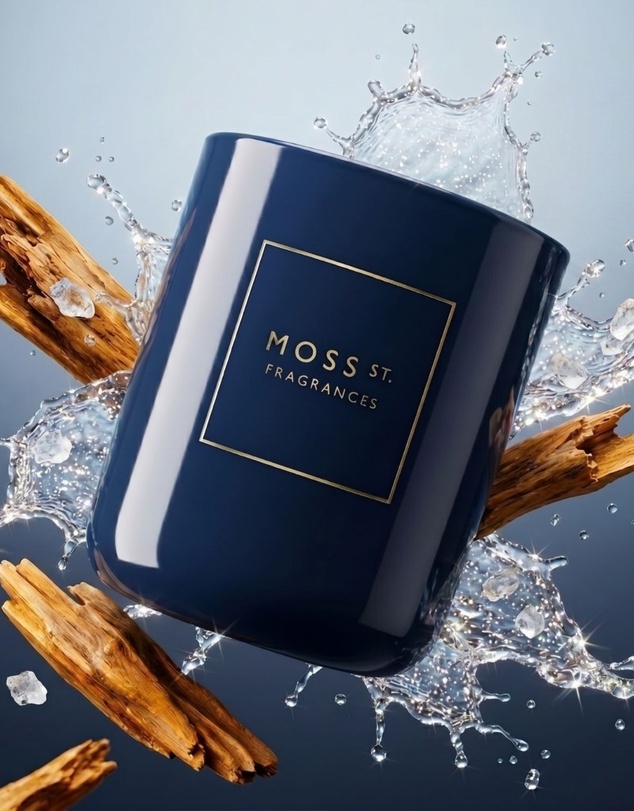 Moss St Fragrances - Sandalwood & Sea Salt Soy Candle 300g