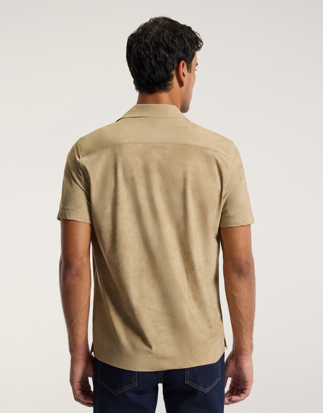 Calibre - Performance Cuban Collar Shirt Putty