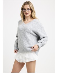 Subtitled - Grace V Neck Knit Jumper