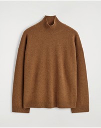 COS - Cashmere Funnel-Neck Jumper
