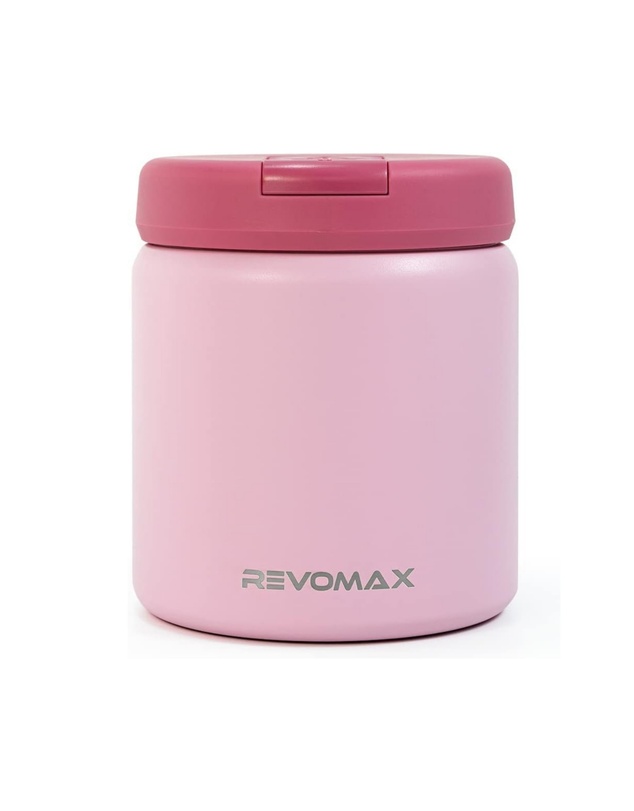 Revomax - Revomax Twist-free Vacuum Insulated Food Jar 592ml - Pink