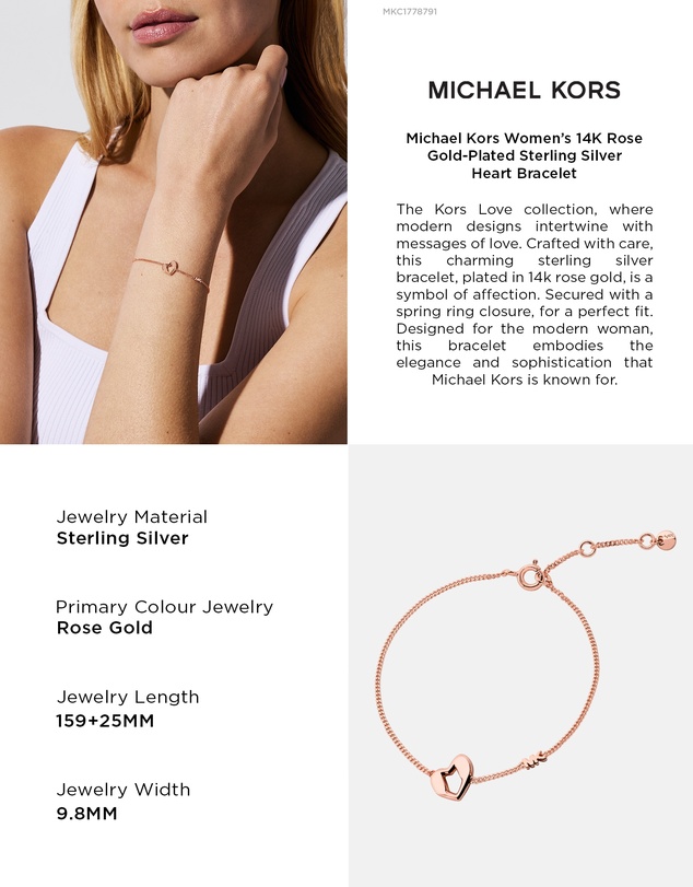 Michael Kors - Premium Rose Gold Tone Tone Bracelet