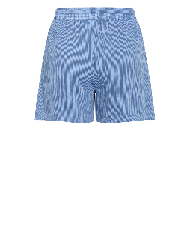 City Chic - Plus size Maia Stripe Cotton Short - indigo