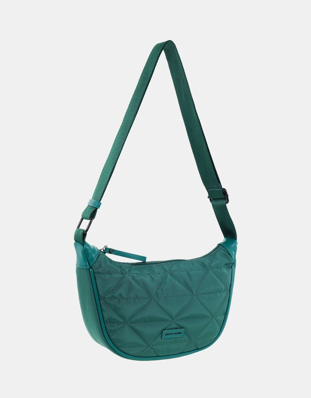 Pierre Cardin - Pierre Cardin Ladies Nylon Crescent Cross-Body Bag