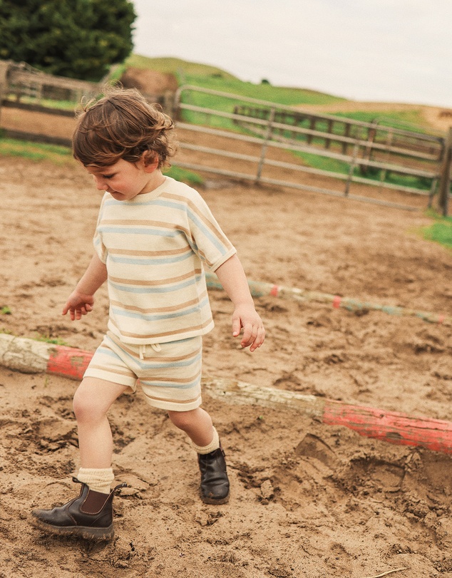 Kynd Baby - Knit Short in Stripe