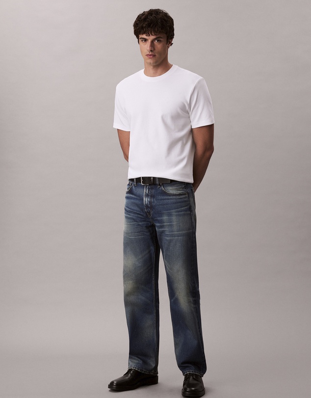 Calvin Klein - Embroidered Monogram Logo T-Shirt