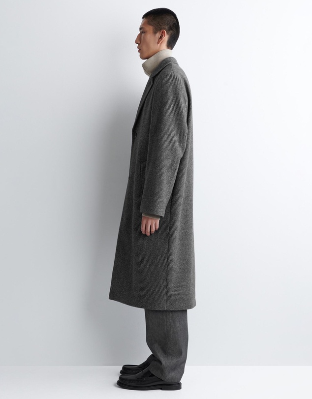 COS - Single-Breasted Wool Long Coat