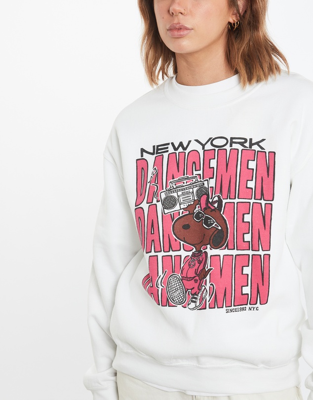 Vintage by The Real Deal - Pre Loved - Vintage 90s New York Dancemen Snoopy Sweatshirt