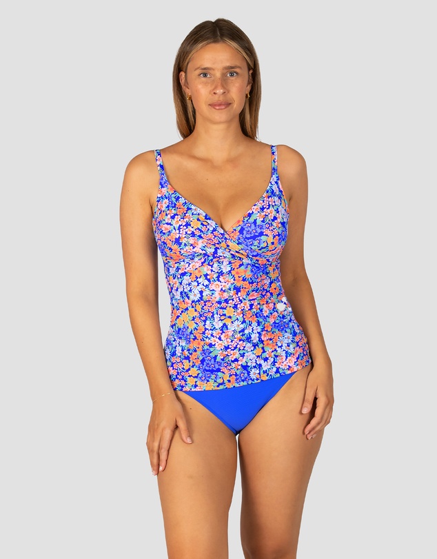 Baku Swimwear - Biarritz D/E Cup Wrap Singlet Top