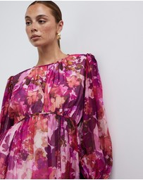 Sofia Irina - Mini Balloon Sleeve Dress