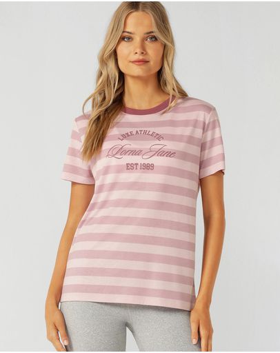 Pale Dusty Rose Stripe