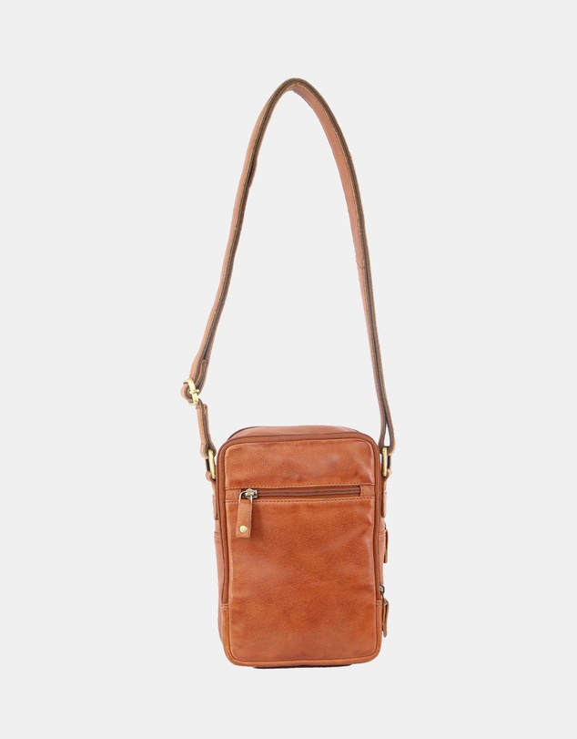 Pierre Cardin - Pierre Cardin Rustic Leather Cross Body Bag