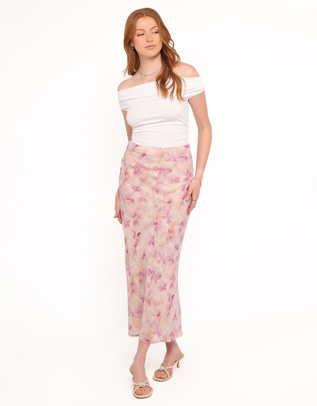 Petal & Pup - Giarda Maxi Skirt - Pink Floral