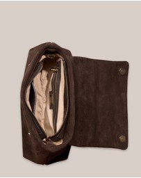 VESTIRSI - Celeste Dark Chocolate Clutch Crossbody Bag