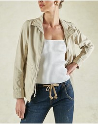 DRICOPER DENIM - Driftwood Foam Utility Jacket