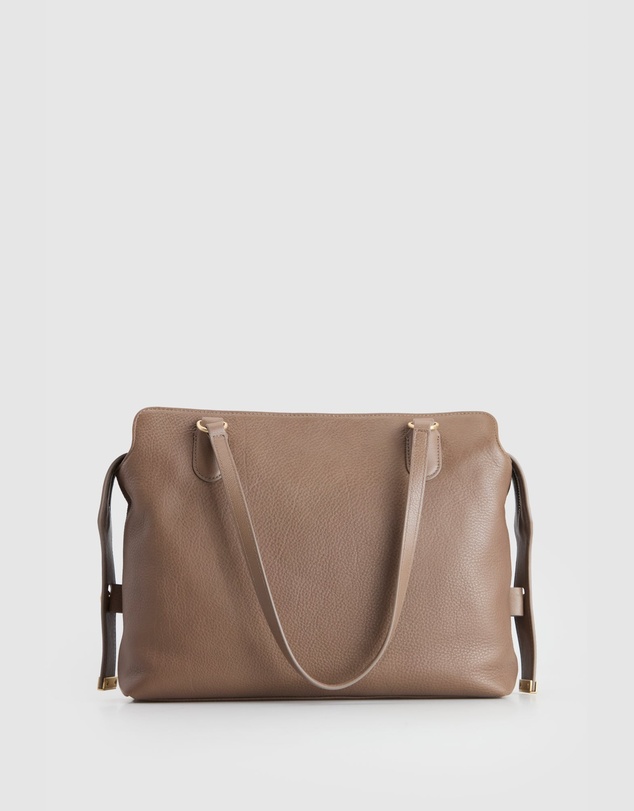 Evity - Clover Leather Work Tote Bag