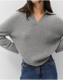 UNISON - Lofty Collared Knit