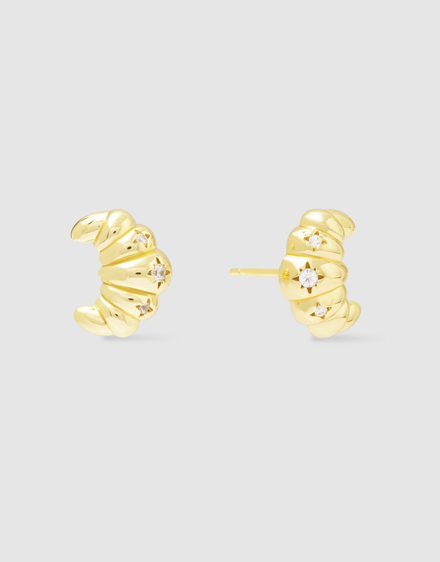 Wanderlust + Co - Croissant Stud Earrings