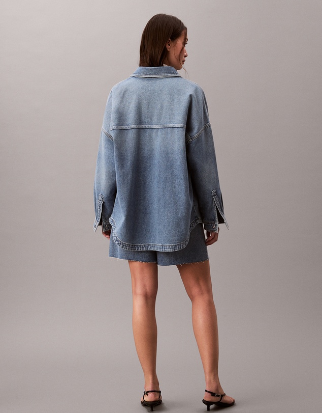 Calvin Klein Jeans - Denim Boyfriend Button-Down Shirt