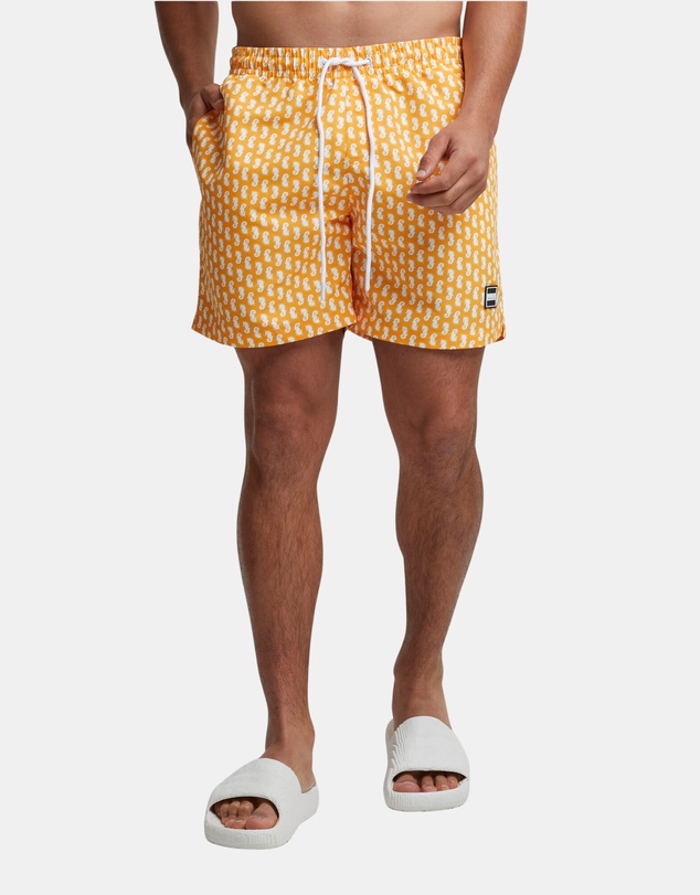 Urban Classics - Pattern Swim Shorts
