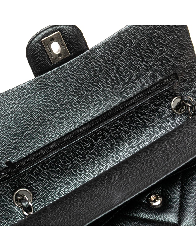 Pre-Loved by Azura Reborn - Pre-Loved Medium Classic Chevron Caviar Double Flap