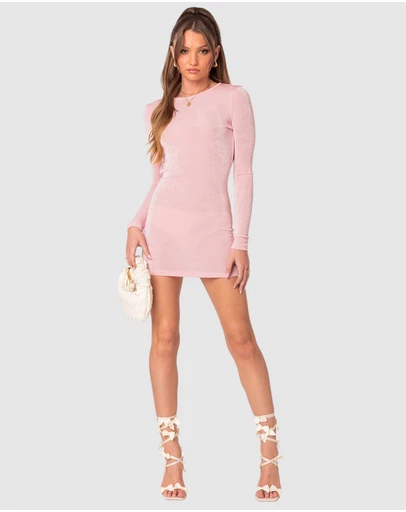 EDIKTED - Alaric Open Back Mini Dress