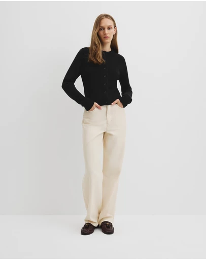Country Road - Cotton Cashmere Crew Neck Cardigan