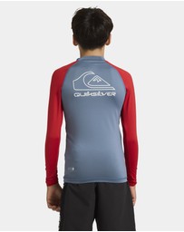 Quiksilver - Boys 8 to 16 On Tour Long Sleeve Rash Vest