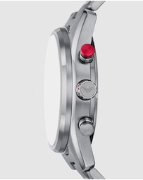 Emporio Armani - Silver Tone Chronograph Watch